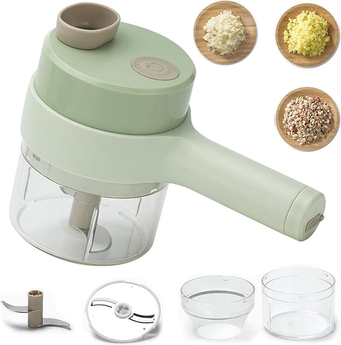 Rechargeable 4 in 1 Electric Vegetable Cutter