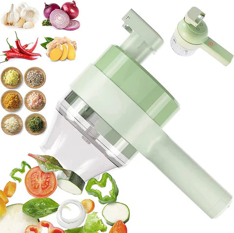 Rechargeable 4 in 1 Electric Vegetable Cutter